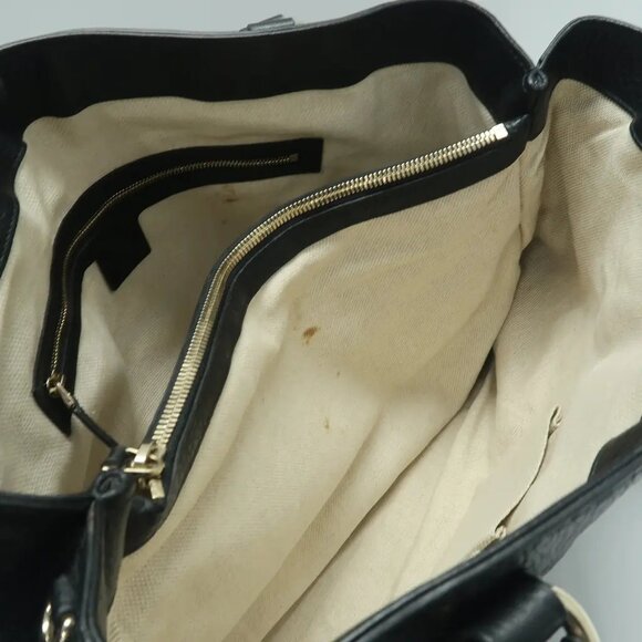 GUCCI Soho Black Leather Shoulder Bag 706-040125 - Picture 9 of 12